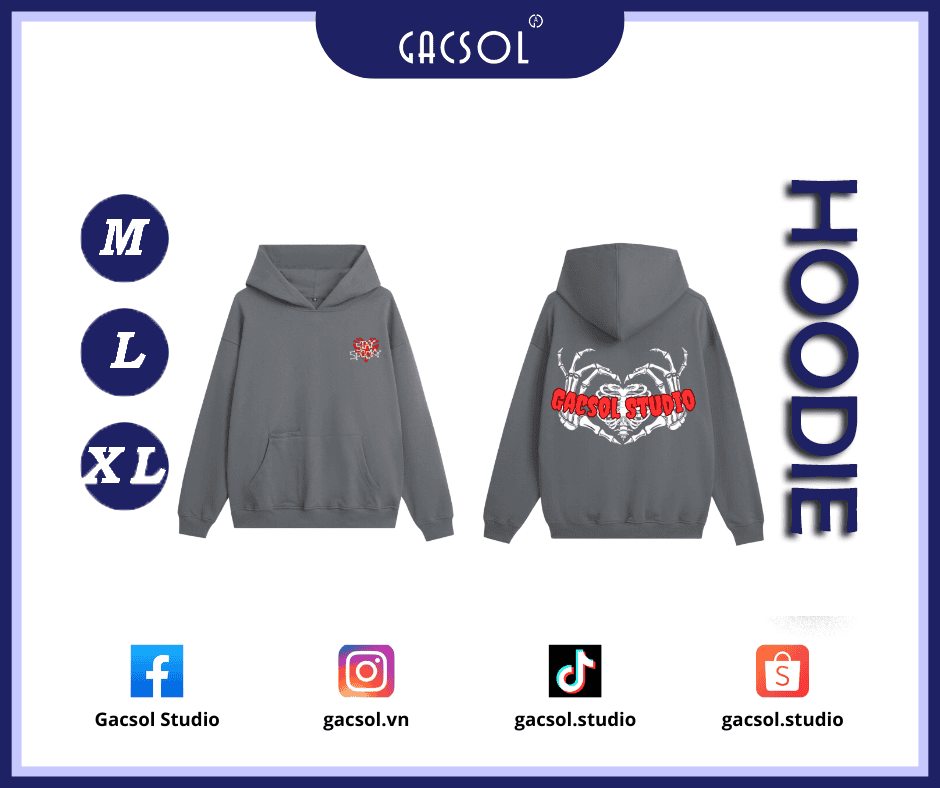 Các mẫu hoodie nhà Gacsol