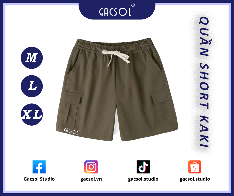 Quần Short Kaki Gacsol 